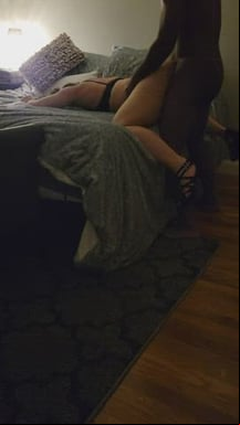 Milf hotwife takes a bbc while husband films